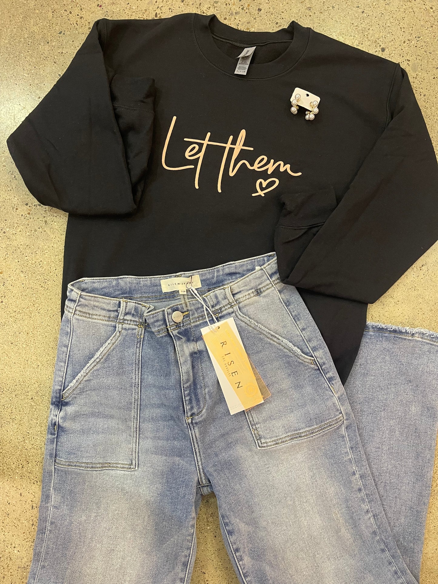 Let Them Puff Print Sweatshirt