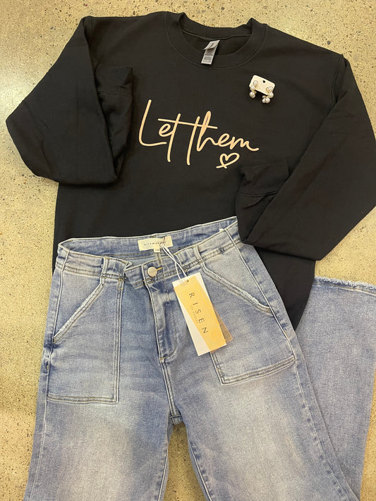 Let Them Puff Print Sweatshirt