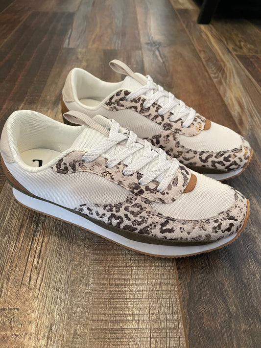 Very G Runner Cream Leopard